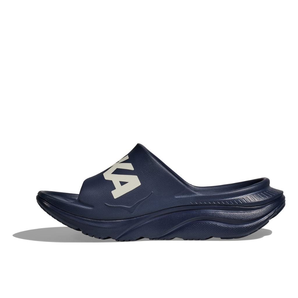 Hoka Unisex Ora Athletic Slide Varsity Navy / White - Booley Galway