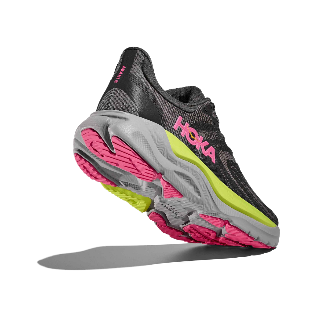 Hoka Women&#39;s Arahi 8 Charcoal Grey / Grey Skies - Booley Galway