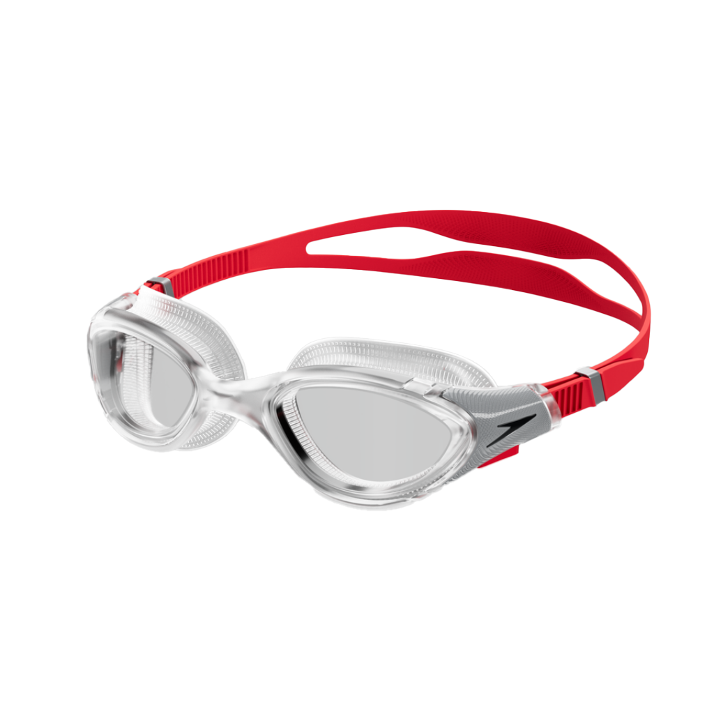 Speedo Biofuse 2.0 Goggle Red / Clear / Clear Lens - Booley Galway