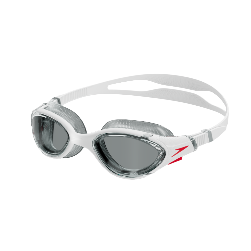 Speedo Biofuse 2.0 Goggle White / Smoke Lens - Booley Galway