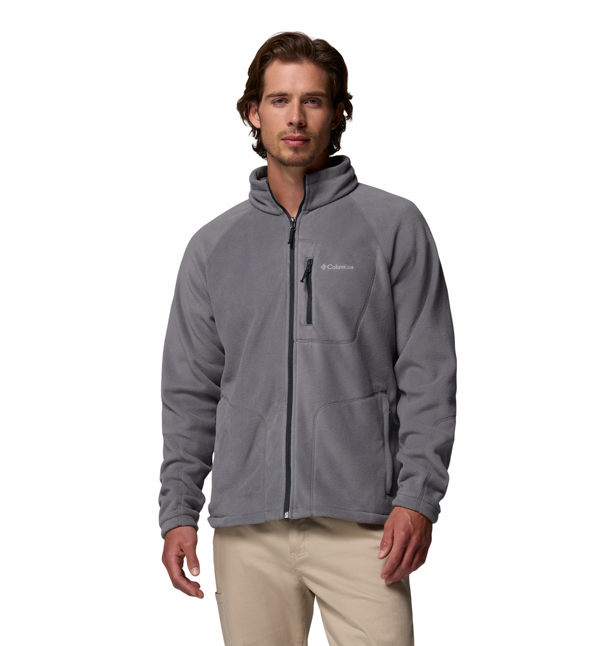 Men's Fast Trek II Full Zip Fleece - City Grey