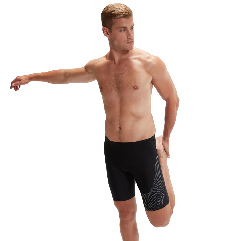 Speedo Men&#39;s Medley Logo Jammer Black / Grey - Booley Galway