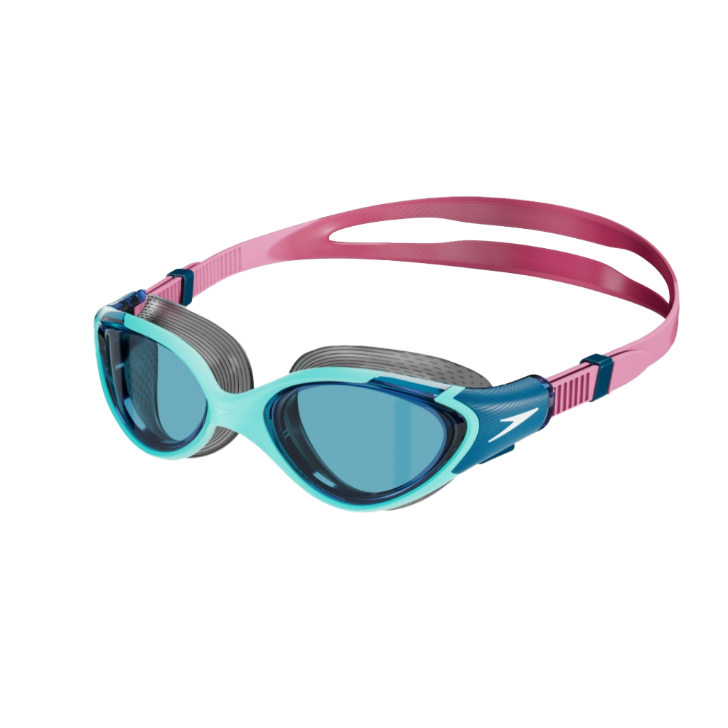 Speedo Women&#39;s Biofuse 2.0 Goggles Blue / Pink / Blue Lens - Booley Galway