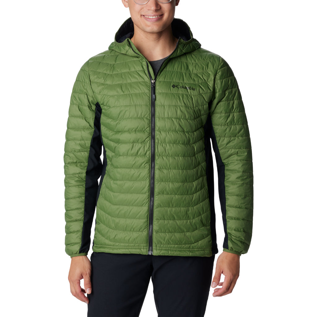 Men's Powder Pass Hooded Jacket - Canteen / Black