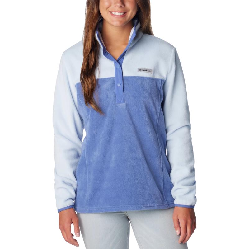 Columbia Women&#39;s Benton Springs 1/2 Snap Pullover Eve / Whisper - Booley Galway