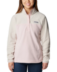 Columbia Women's Benton Springs 1/2 Snap Pullover Dusty Pink / Dark Stone / Dusty Pink - Booley Galway