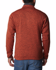 Columbia Men's Sweater Weather Full Zip Fleece Warp Red Heather - Booley Galway