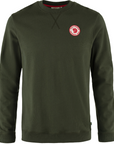 Fjallraven Men's 1960 Logo Badge Sweater Deep Forest - Booley Galway