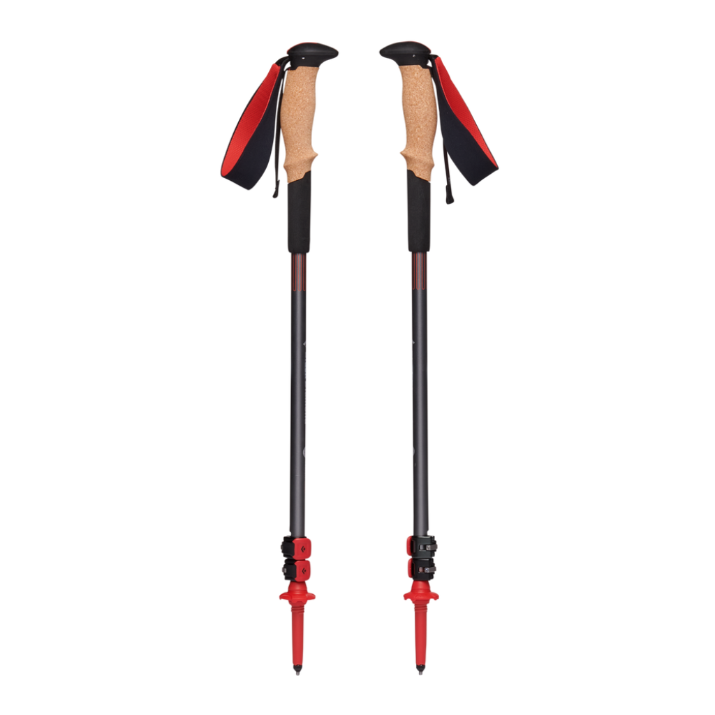 Pursuit Shock Trekking Poles - Steel Grey / Octane