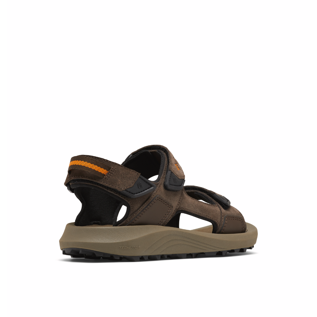 Columbia Men&#39;s Trailstorm Hiker 3 Strap Sandal Cordovan / Gold Amber - Booley Galway