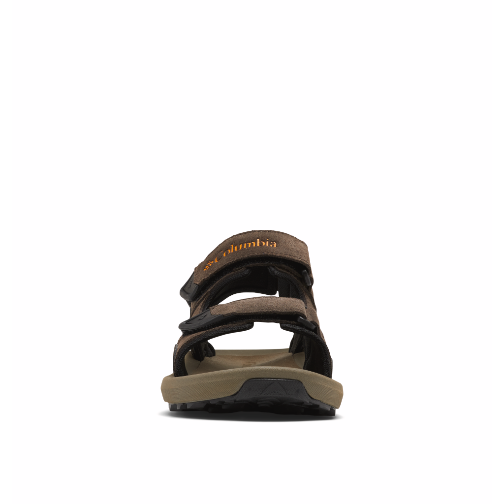 Columbia Men&#39;s Trailstorm Hiker 3 Strap Sandal Cordovan / Gold Amber - Booley Galway