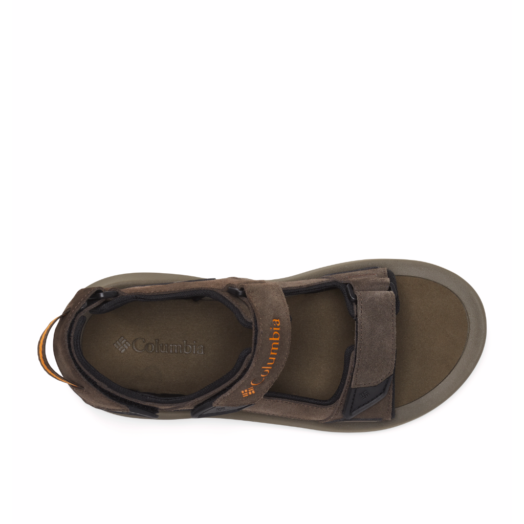 Columbia Men&#39;s Trailstorm Hiker 3 Strap Sandal Cordovan / Gold Amber - Booley Galway