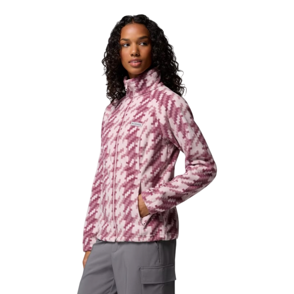 Women's Benton Springs™ Printed Fleece Jacket - Mineral Pink, Twills