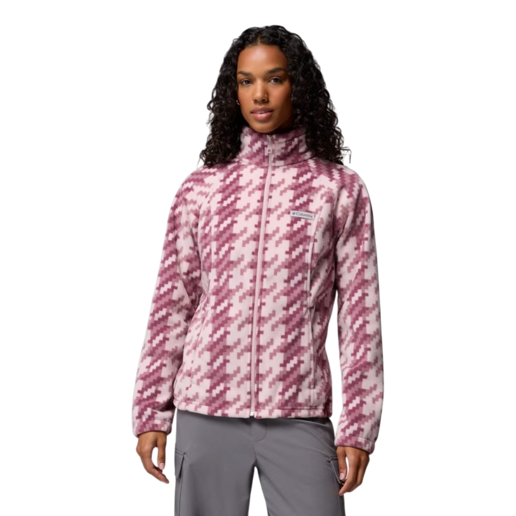 Women's Benton Springs™ Printed Fleece Jacket - Mineral Pink, Twills