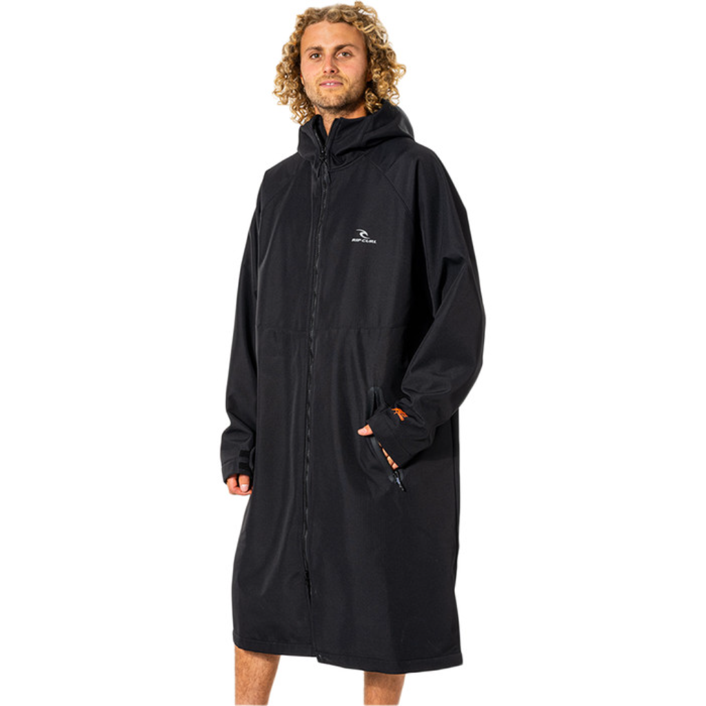 Anti Series Hooded Poncho - Black