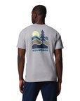 Columbia Men's Explorers Canyon Back Graphic S/S Tee Columbia Grey / Get Hiked - Booley Galway