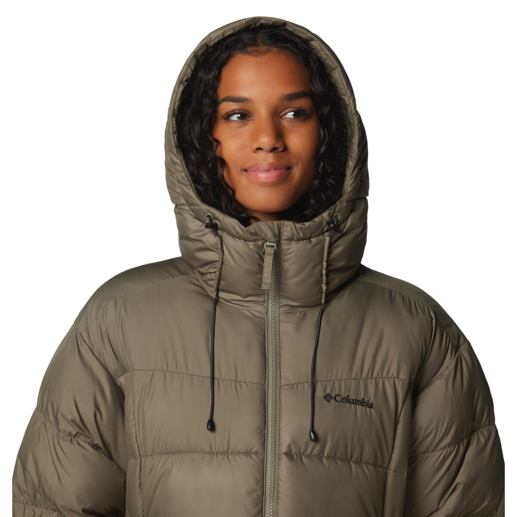Columbia Women&#39;s Pike Lake II Long Jacket Stone Green - Booley Galway