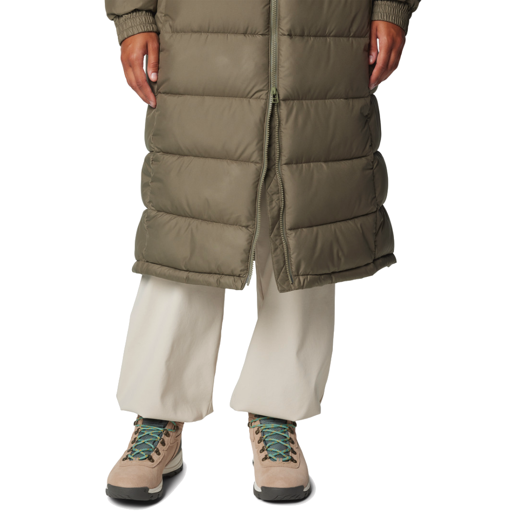 Columbia Women&#39;s Pike Lake II Long Jacket Stone Green - Booley Galway