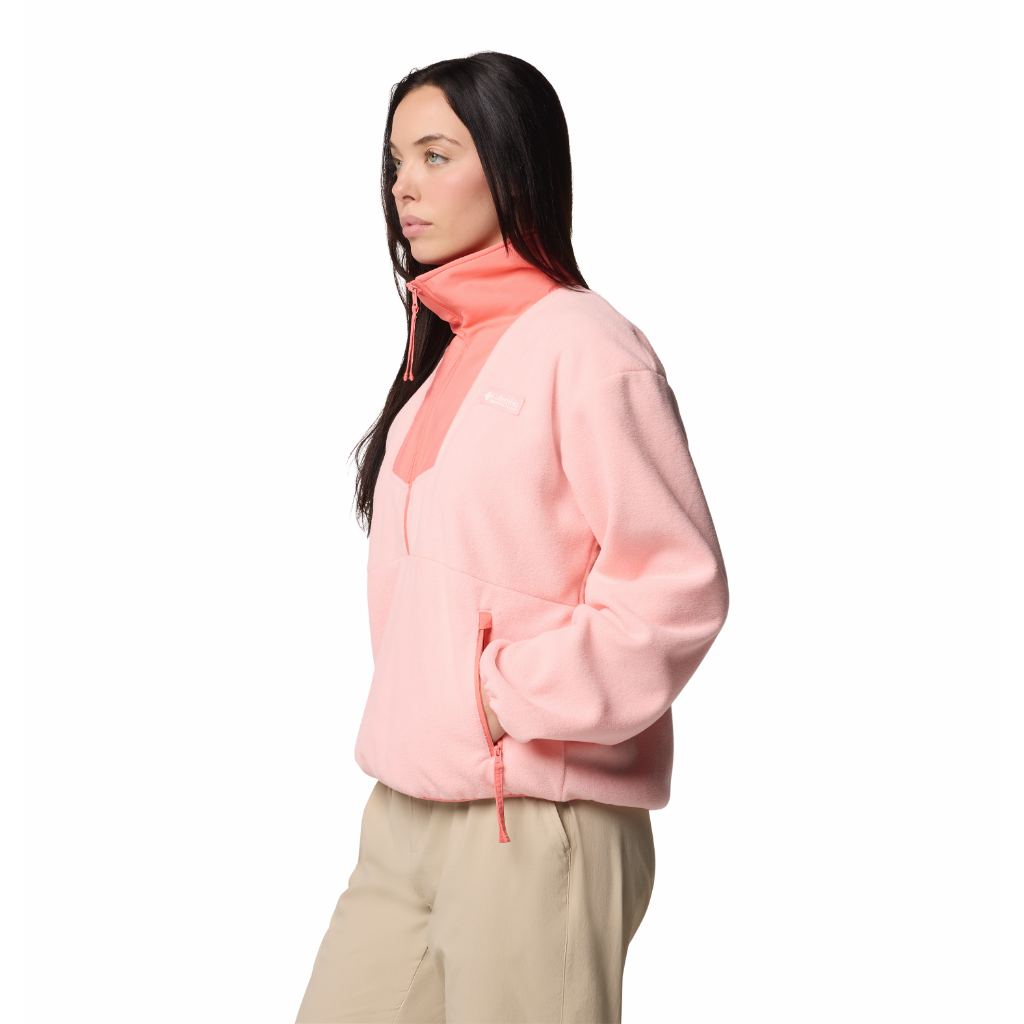 Columbia Women&#39;s Sequoia 1/2 Zip Fleece Pink Sand / Alpen - Booley Galway