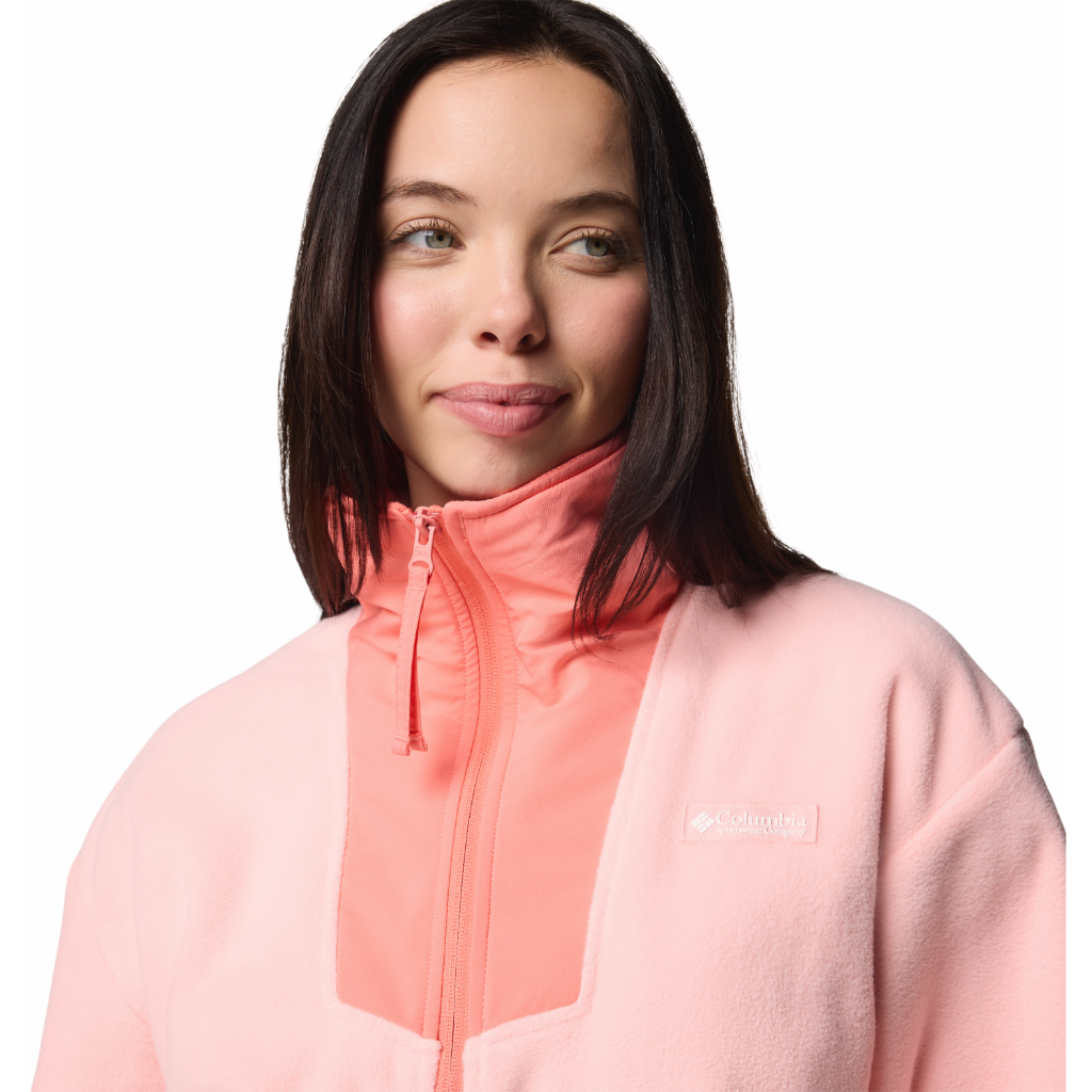 Columbia Women&#39;s Sequoia 1/2 Zip Fleece Pink Sand / Alpen - Booley Galway