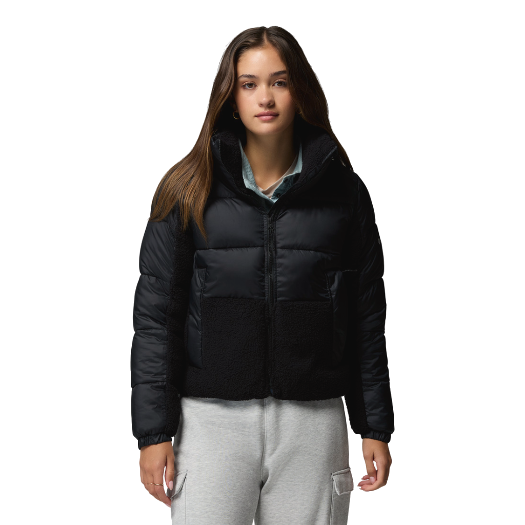 Women's Leadbetter Point II Print Sherpa Hybrid - Black