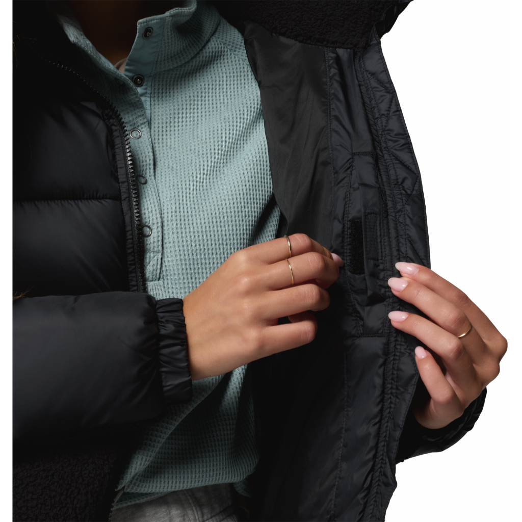 Columbia Leadbetter Point II Print Sherpa Hybrid Black - Booley Galway