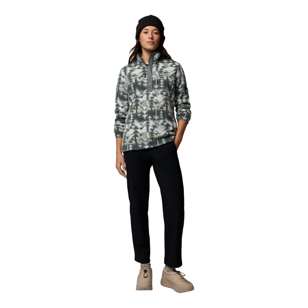 Women's Benton Springs™ Printed Half Snap Fleece - Sedona Sage, Sketchup