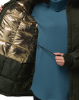 Columbia Women's Little Si II Insulated Parka Greenscape - Booley Galway