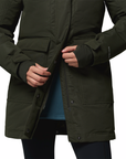 Columbia Women's Little Si II Insulated Parka Greenscape - Booley Galway