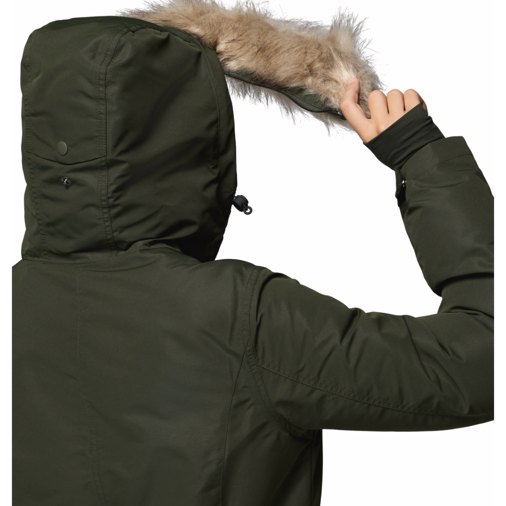 Columbia Women's Little Si II Insulated Parka Greenscape - Booley Galway