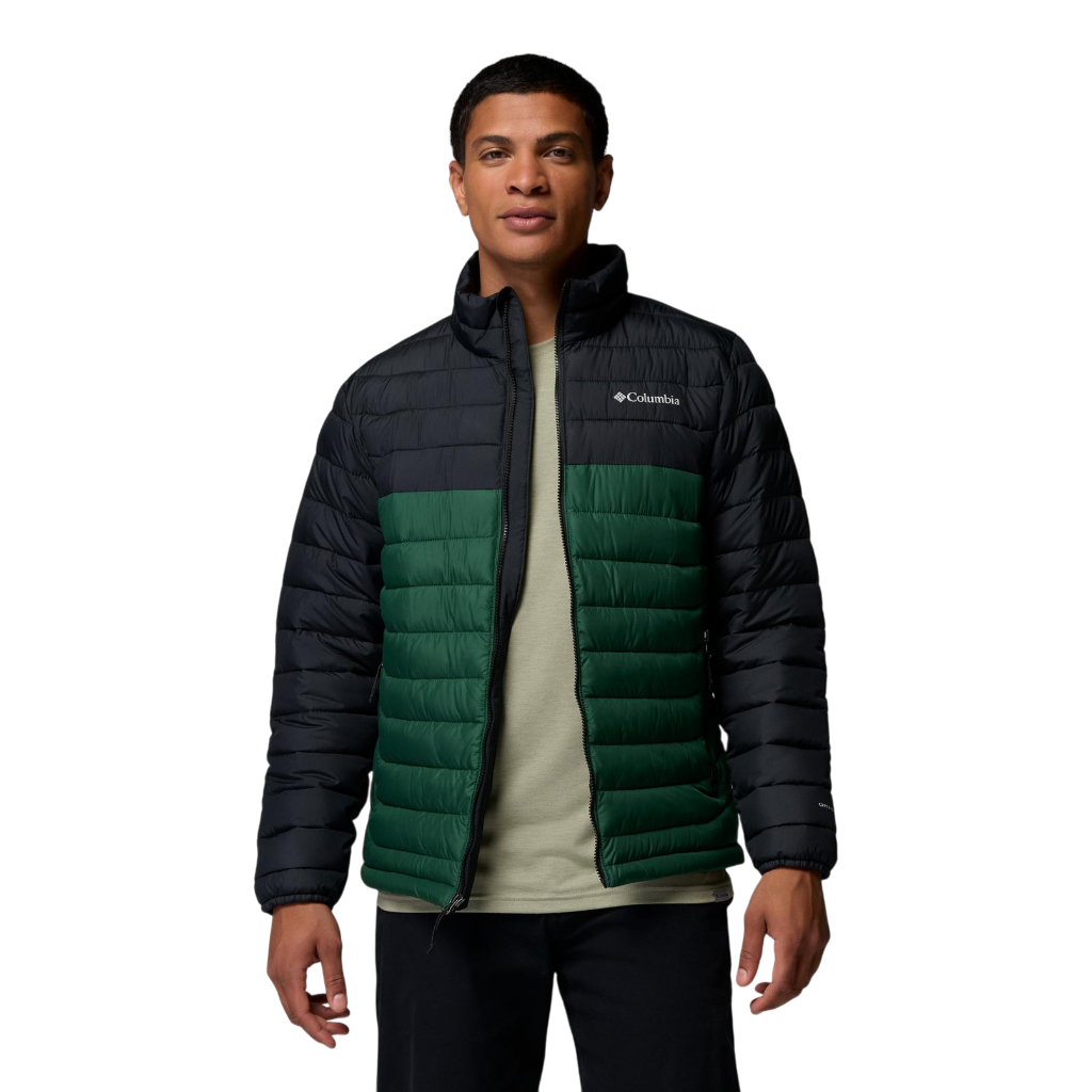 Men’s Powder Lite™ II Insulated Jacket - Rain Forest, Black