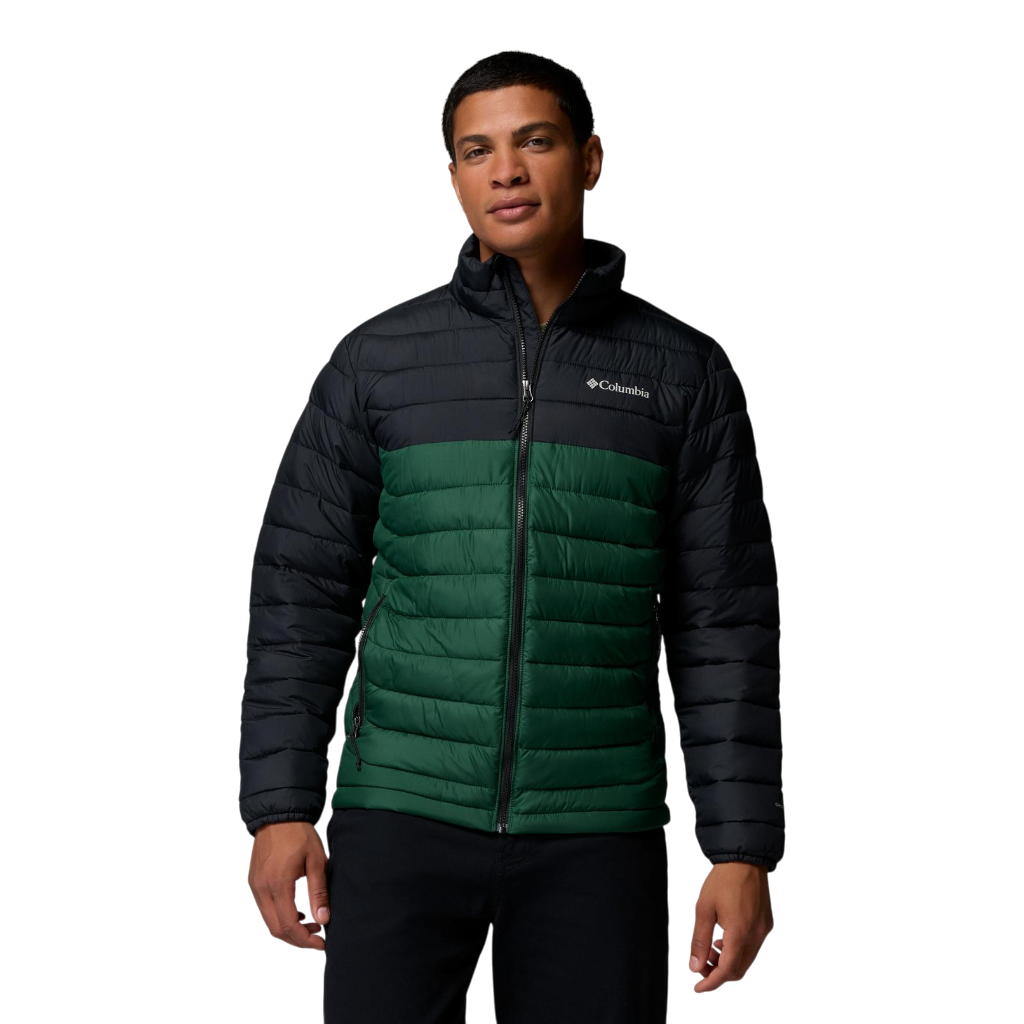 Men’s Powder Lite™ II Insulated Jacket - Rain Forest, Black