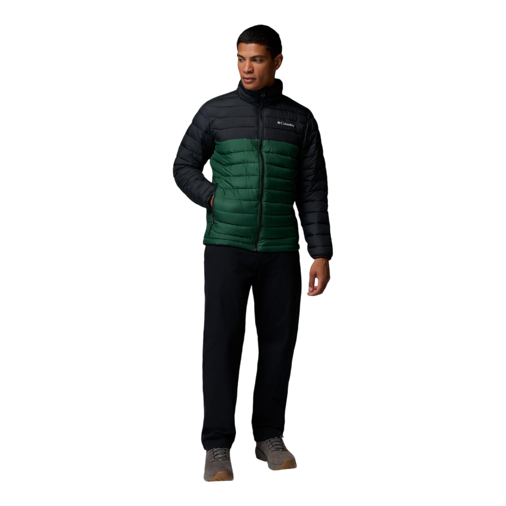 Men’s Powder Lite™ II Insulated Jacket - Rain Forest, Black