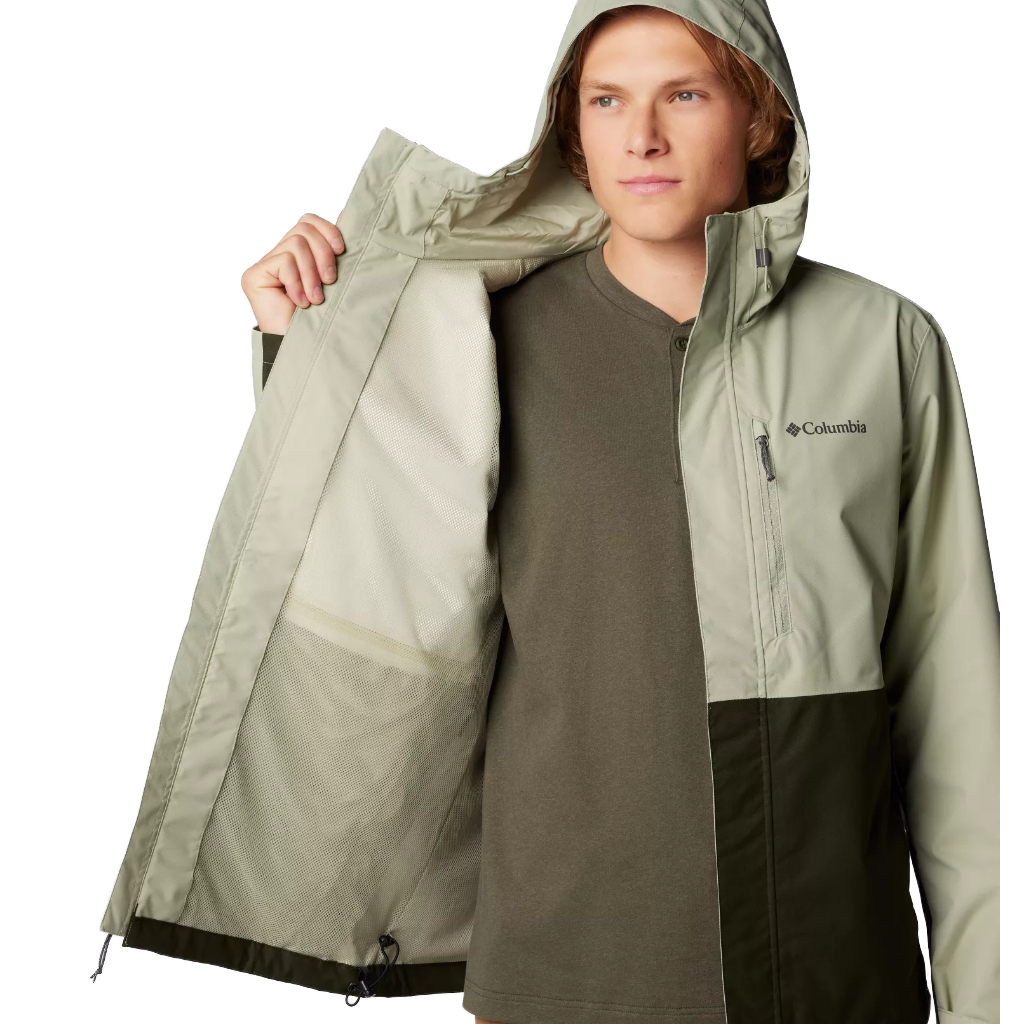 Columbia Men's Hikebound II Jacket Safari / Greenscape - Booley Galway