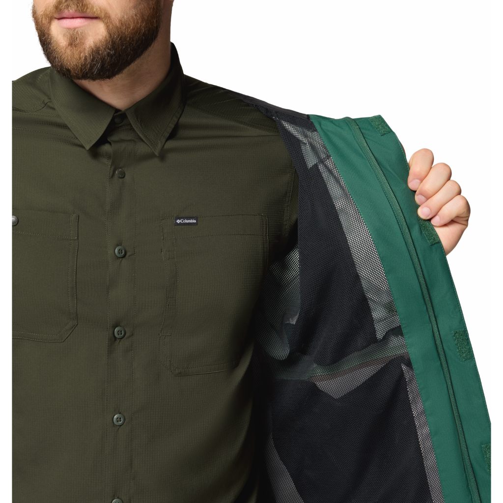 Columbia Men&#39;s Hikebound II Jacket Rainforest / Black - Booley Galway