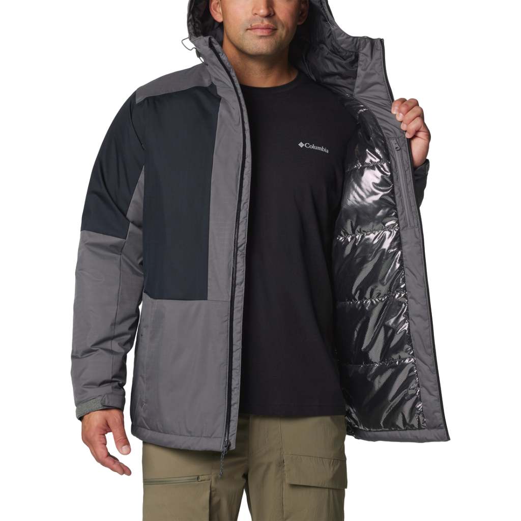 Columbia Men's Point Park II Insulated Jacket City Grey/Black - Booley Galway