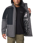 Men's Point Park II Insulated Jacket - City Grey / Black