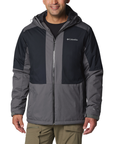 Columbia Men's Point Park II Insulated Jacket City Grey/Black - Booley Galway