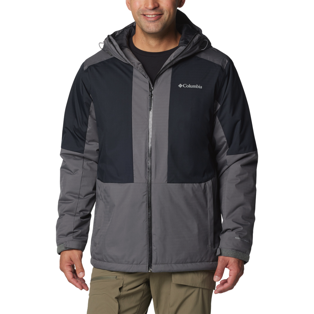Men's Point Park II Insulated Jacket - City Grey / Black