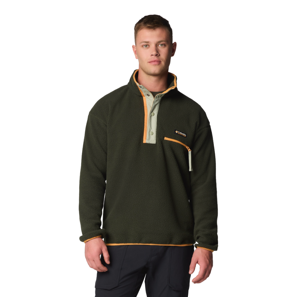 Columbia Men&#39;s Helvetia 1/2 Snap Fleece Greenscape - Booley Galway