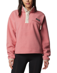 Columbia Women's Helvetia Cropped 1/2 Snap Pink Agave - Booley Galway