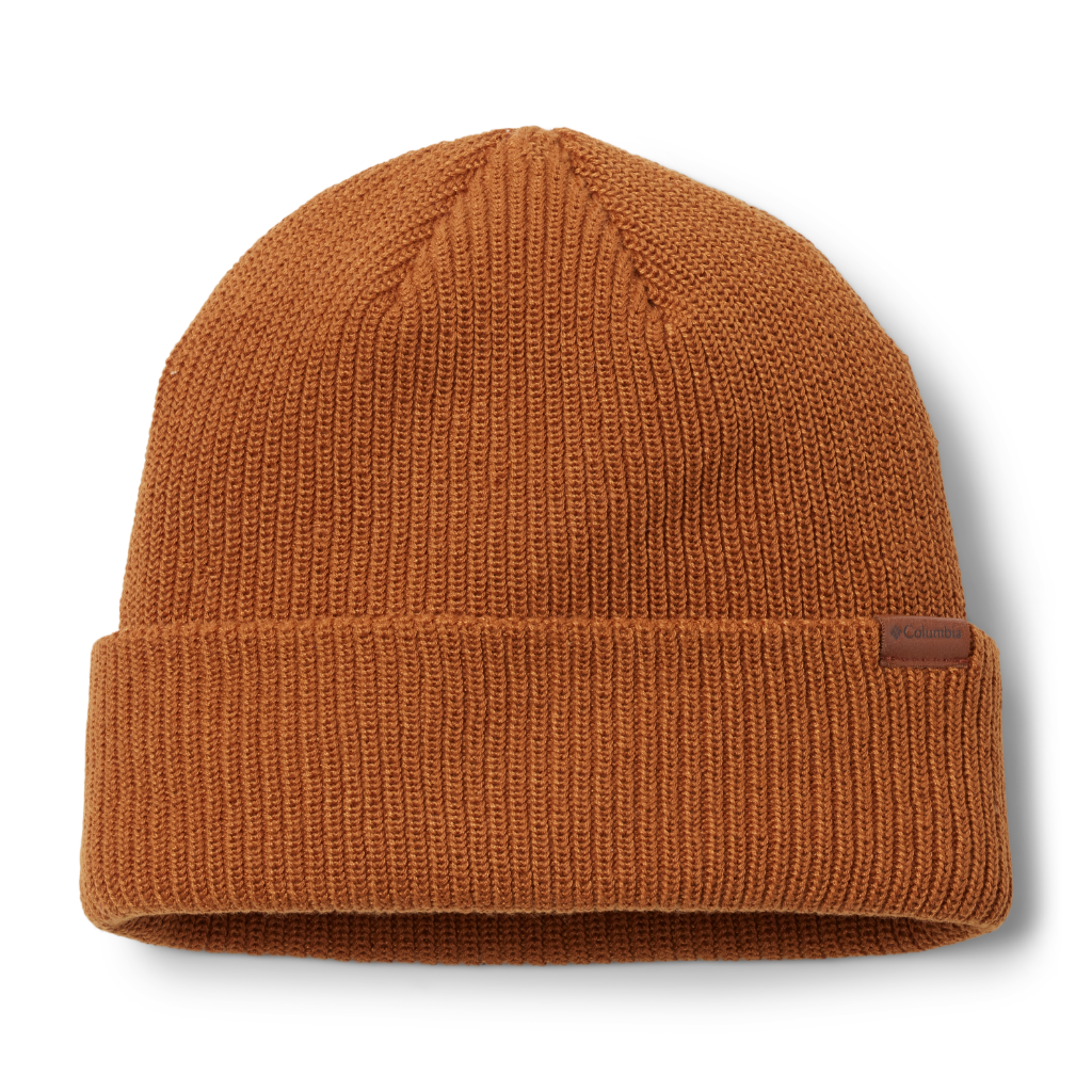 Columbia Portside Fisherman Beanie Camel - Booley Galway