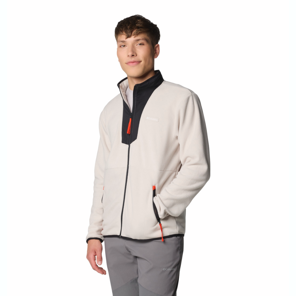 Columbia Men's Sequoia Grove Full Zip Fleece Dark Stone / Black / Spicy Pulls - Booley Galway