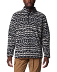 Columbia Men's Rugged Ridge III Printed Sherpa 1/2 Snap Fleece Dark Stone / Madras Tonal - Booley Galway