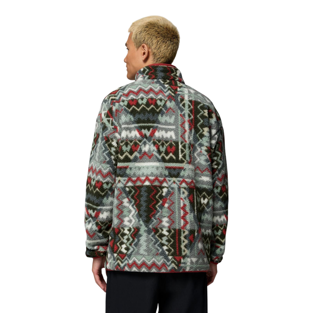 Men's Helvetia™ II Printed Half Snap Fleece - Sedona Sage, Geomix