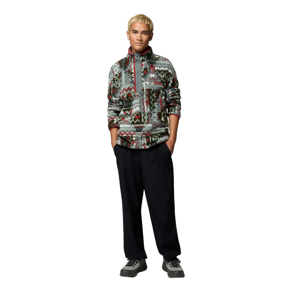 Men's Helvetia™ II Printed Half Snap Fleece - Sedona Sage, Geomix