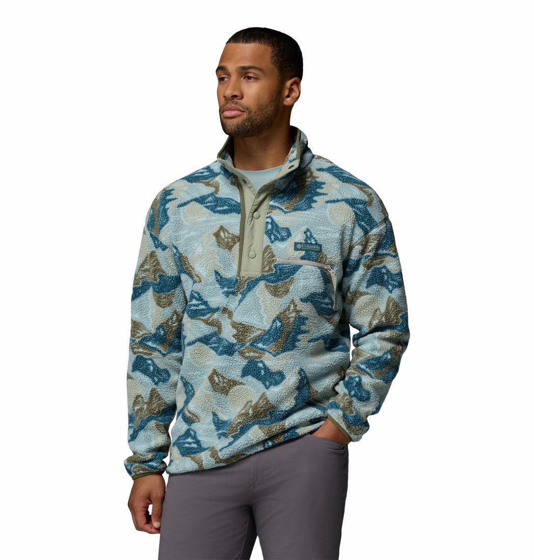 Men's Helvetia II Printed 1/2 Snap Fleece