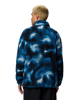 Men's Helvetia™ II Printed Half Snap Fleece - Phoenix Blue Dyeflow