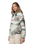 Women's Helvetia™ II Cropped Sherpa Half Snap Printed Fleece - Sedona Sage, Summit