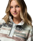 Women's Helvetia™ II Cropped Sherpa Half Snap Printed Fleece - Sedona Sage, Summit